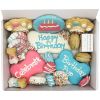 Happy Birthday Themed Dog Treats Gift Box