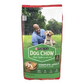 Purina Dog Chow Complete Adult Dry Dog Food Kibble With Chicken Flavor 46 lb Bag
