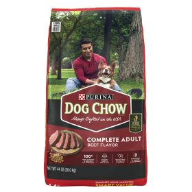 Purina Dog Chow Beef Flavor Dry Dog Food 44 lb Bag