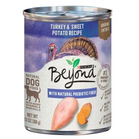 Purina Beyond Natural Wet Dog Food Pate Grain Free Turkey & Sweet Potato Recipe Ground Entree 13 oz. Can