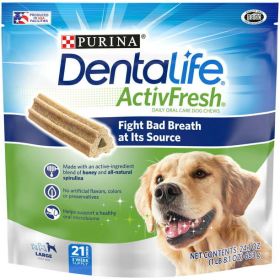 Purina DentaLife Chicken Dental Treats for Dogs, 21 ct Pouch