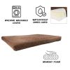 Waterproof Memory Foam Pet Bed- Indoor/Outdoor Dog Bed with Water Resistant Non Slip Bottom and Removeable Washable Cover 44 x 35