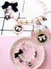 Luxurious Pearls Pet Collar Decorative Necklace for Small Cat Dog Adjustable 10-12 inches