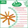 Dog Churpi Chew-100% Natural;  Himalayan Yak Hard Cheese Churpi Dog Treat & Chews;  Grain-Free;  Gluten-Free;  Dental Chews;  15 Count-2.5 LBS