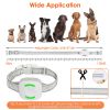 Electric Remote Training Collar IP67 Waterproof Rechargeable Dog Training System with Light Beep Vibration Shock 2624FT Range Fit for All Dogs 10-150L