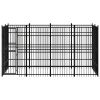 Outdoor Dog Kennel Steel 79.3 ft¬≤