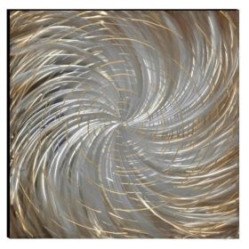 Cosmic Hand Painted Aluminum Wood Wall Art Decor