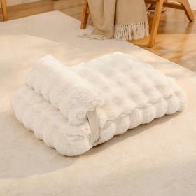 Winter Warm Cat Mat, Sleeping Plush Pet Mat (Option: Off white 10cm thick-XL)
