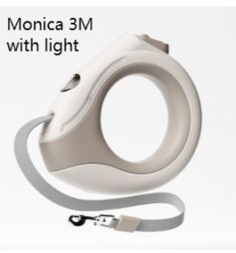 Ring With Light Dog Leash Pet Automatic Retractable Leash Luminous (Option: Monica-For Cats And Dogs)