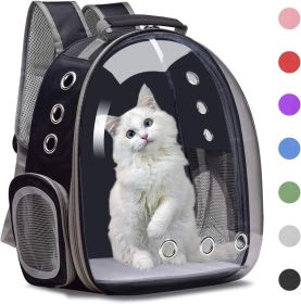 Cat Backpack Carrier Bubble Bag; Small Dog Backpack Carrier for Small Dogs; Space Capsule Pet Carrier Dog Hiking Backpack Airline Approved Travel Carr (Color: Pink)