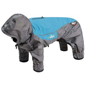 Dog Helios 'Arctic Blast' Full Bodied Winter Dog Coat w/ Blackshark Tech (Color: Blue, size: medium)