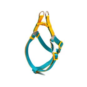 Contrast Color Hand Holding Rope Chest And Back Collar For Going Out (Option: Chest Strap Lake Blue-S)