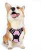 Dog Harness; No-Pull Pet Harness with 2 Leash Clips; Adjustable Soft Padded Dog Vest; Reflective No-Choke Pet Oxford Vest with Easy Control Handle for
