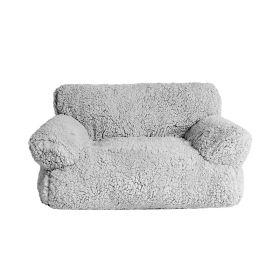 Cotton Velvet Removable And Washable Multi-color For Cats And Dogs Sofa Nest (Option: Foggy Gray-XL)