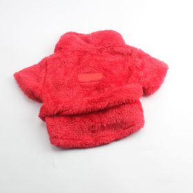 Dog Fashion Personalized Cloak Bathrobe (Option: Red-XL)
